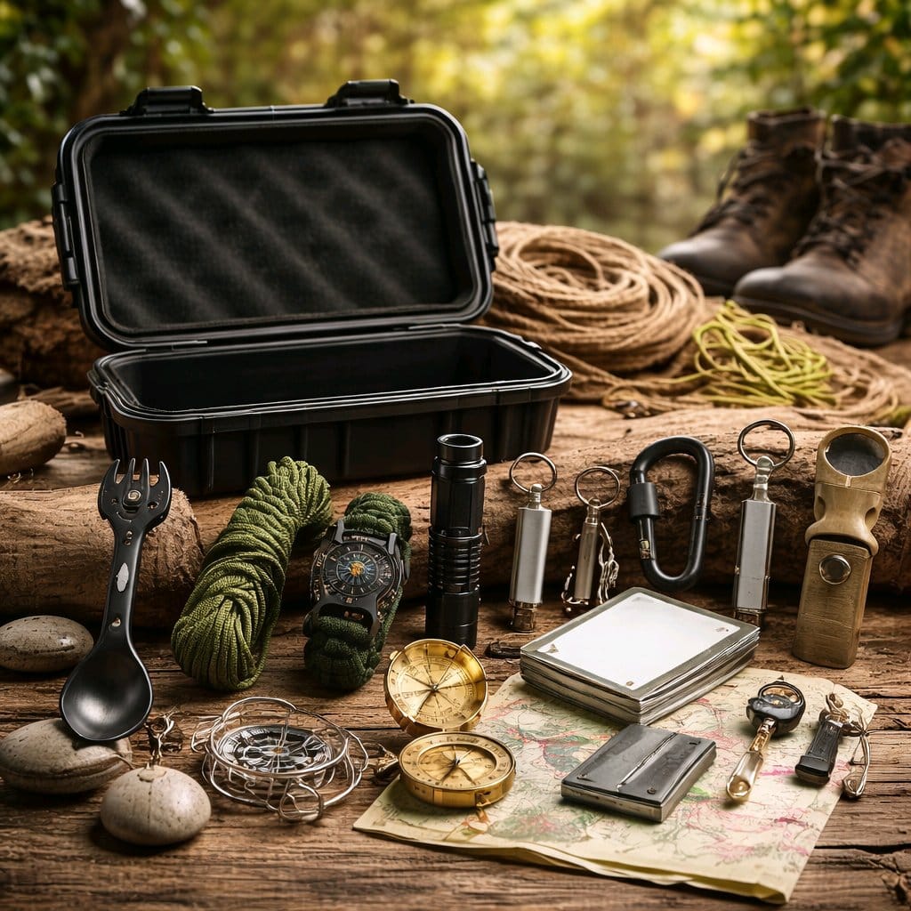 Çok Fonksiyonlu Hayatta Kalma Seti Sevgililer Gününe ve Sevgiliye Özel