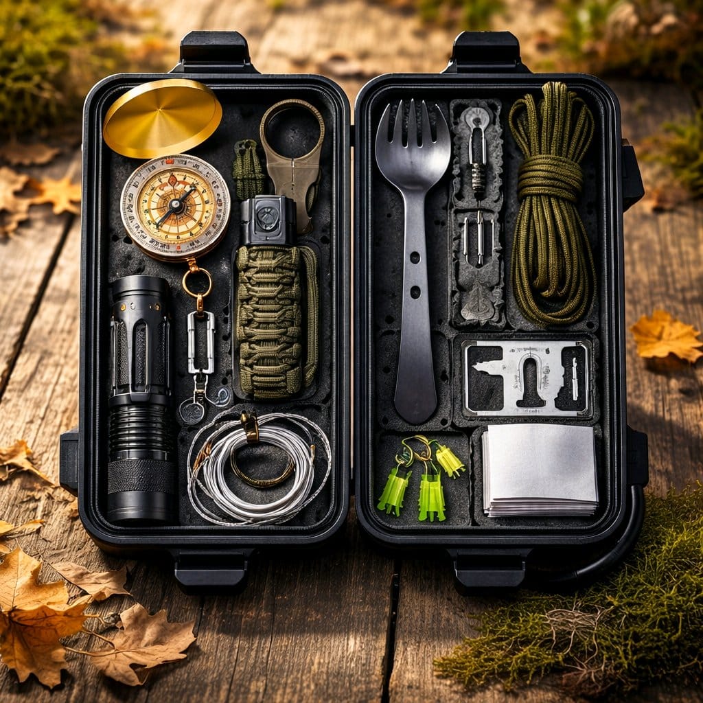 Çok Fonksiyonlu Hayatta Kalma Seti Sevgililer Gününe ve Sevgiliye Özel