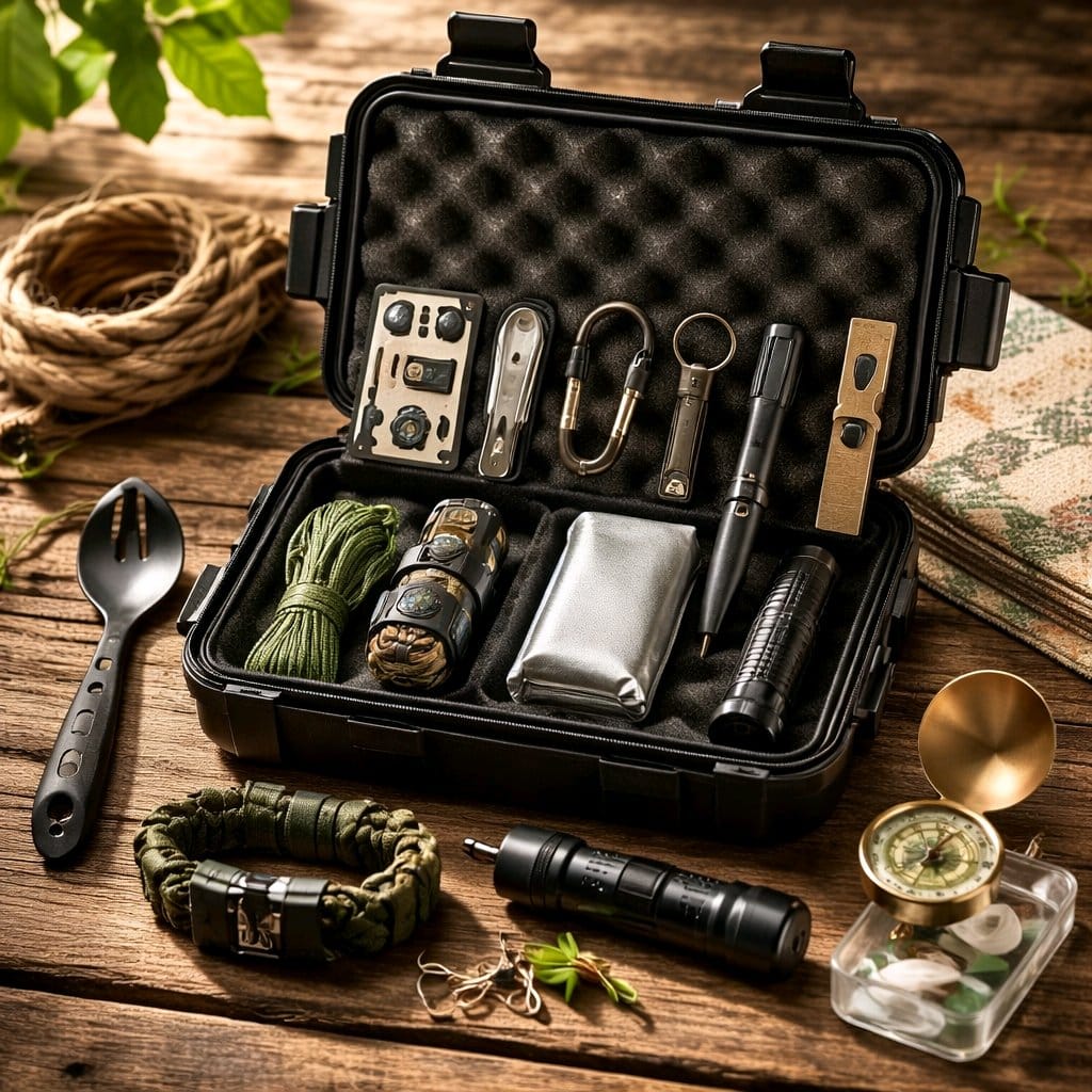 Çok Fonksiyonlu Hayatta Kalma Seti Sevgililer Gününe ve Sevgiliye Özel