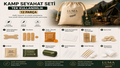 Kamp Seyahat Seti – Tek Kullanımlık 12 Parça
