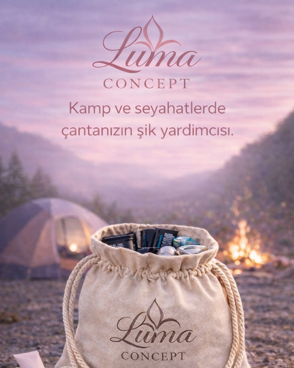Luma Concept Kamp Seti – Kamp İçin İhtiyacın Olan Her Şey Tek Kese