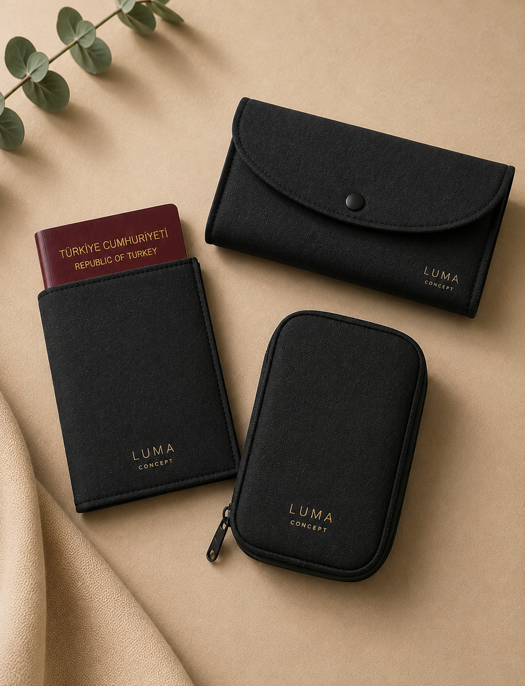 LUMA Concept 3'lü Seyahat Düzenleyici Set
