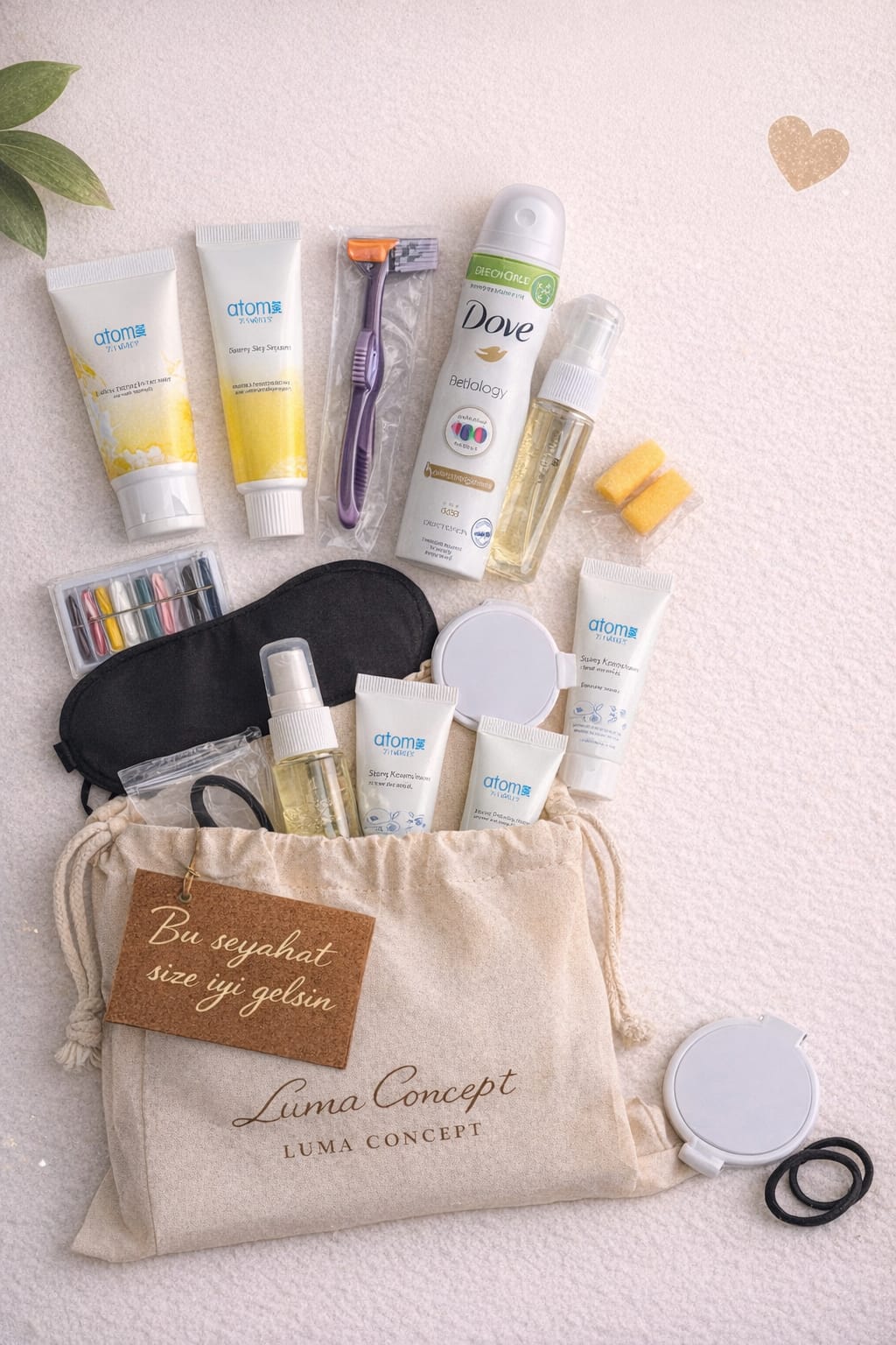 Luma Concept Kadın Seyahat Seti – Sürdürülebilir 13 Parça