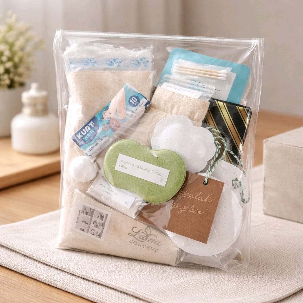 Kadınlar İçin Seyahat Seti Tek Kullanımlık 12 Parça Hijyen ve Bakım Seti – Pratik Seyahat Kiti
